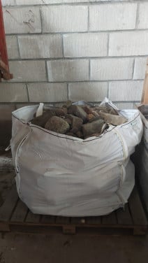 2 bigbags sier/vijverstenen