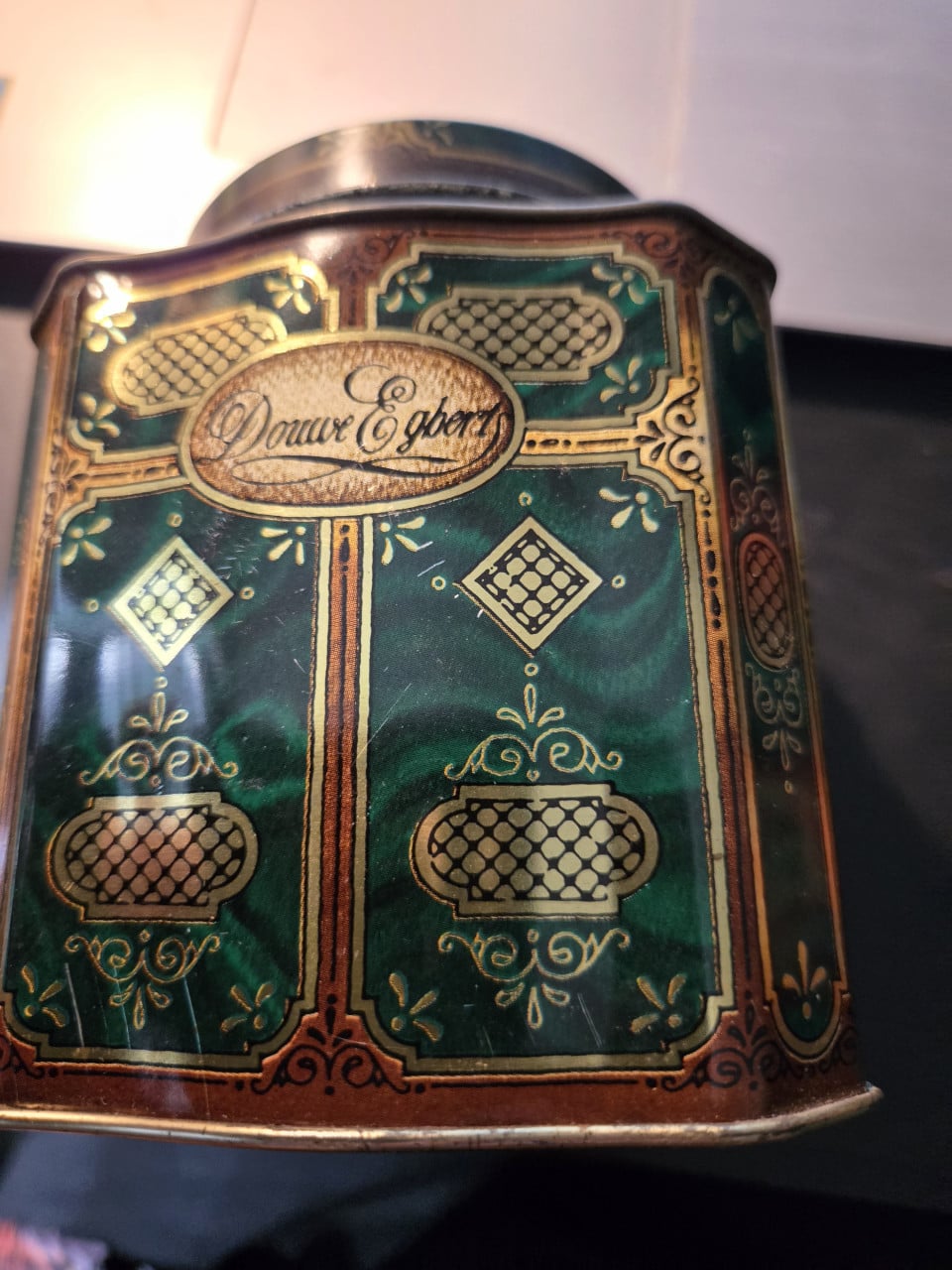 Blik Pickwick Thee (DE) 1981 Afmetingen 10,5 x 10,5 x11 cm