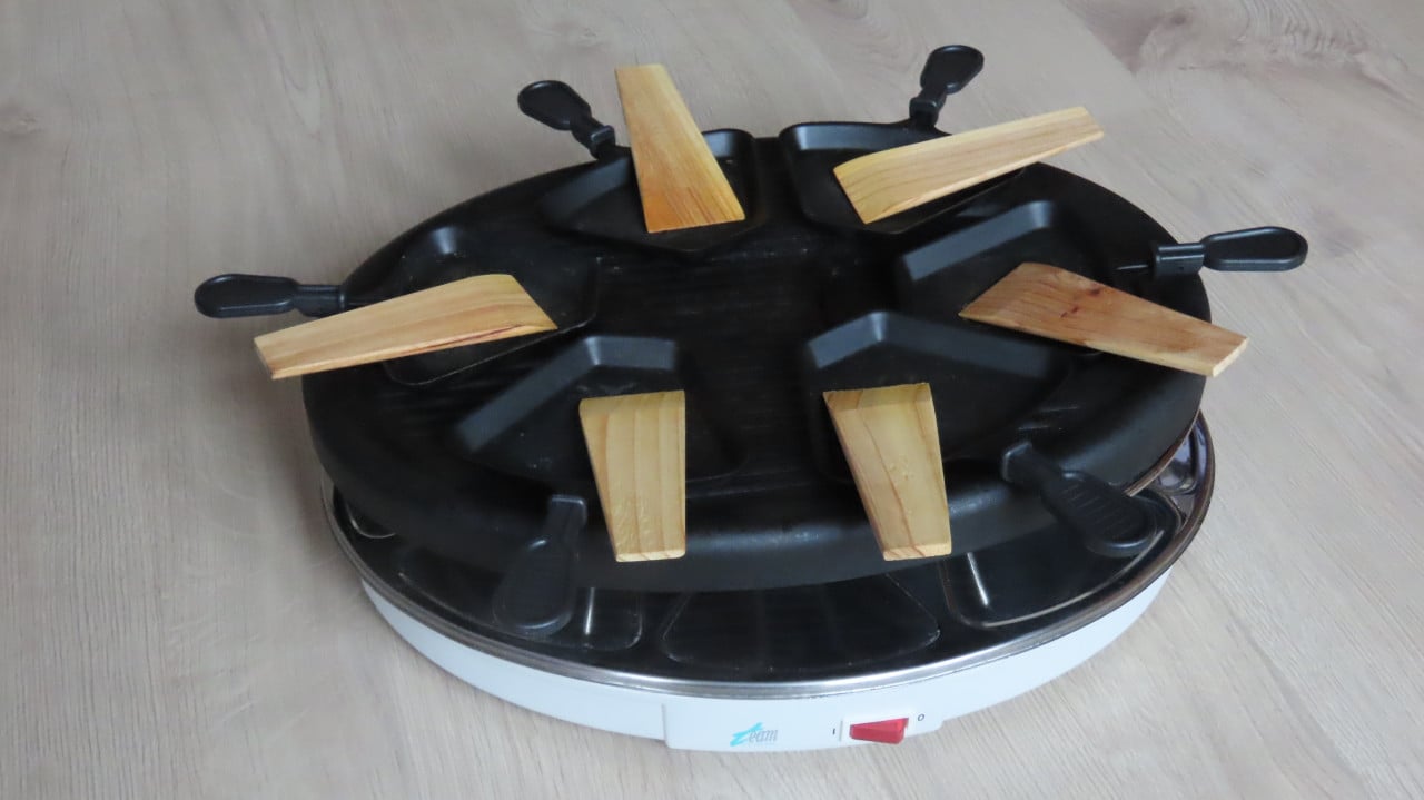 Raclet - Gourmetstel compleet 8 persoons