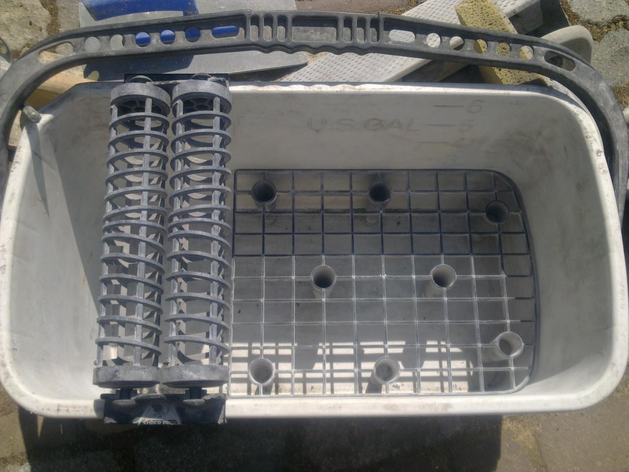 Set tegelzetter en stucadoor gereedschap