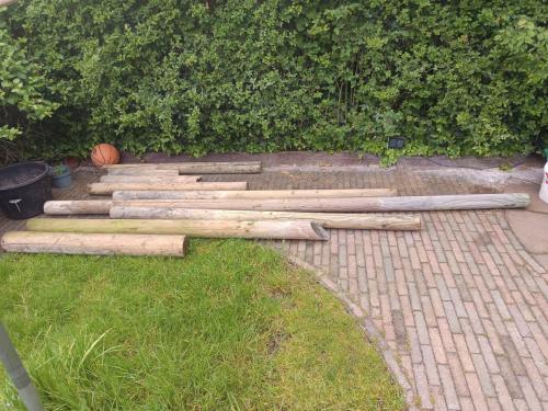Tuinpalen diverse afmetingen