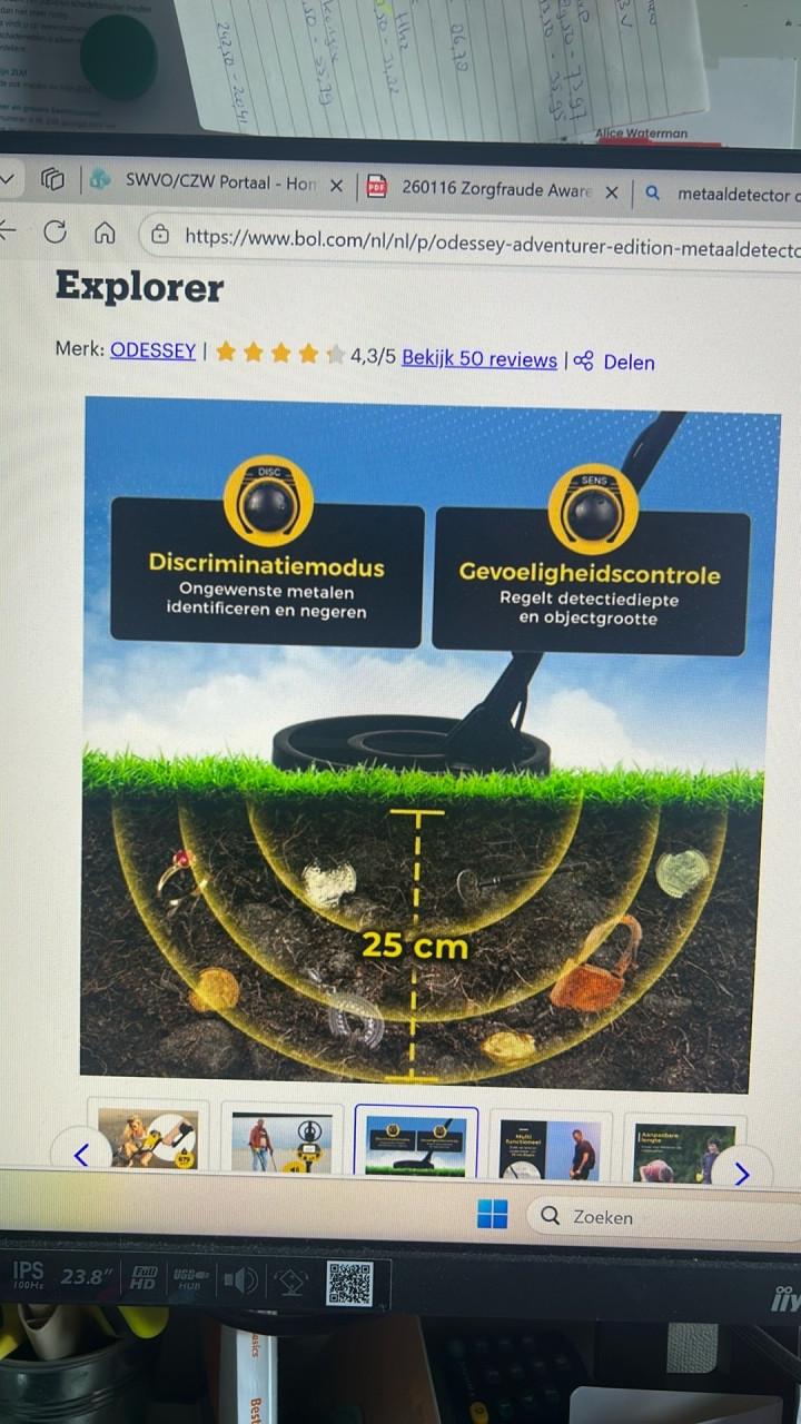 Odessey metaaldetector