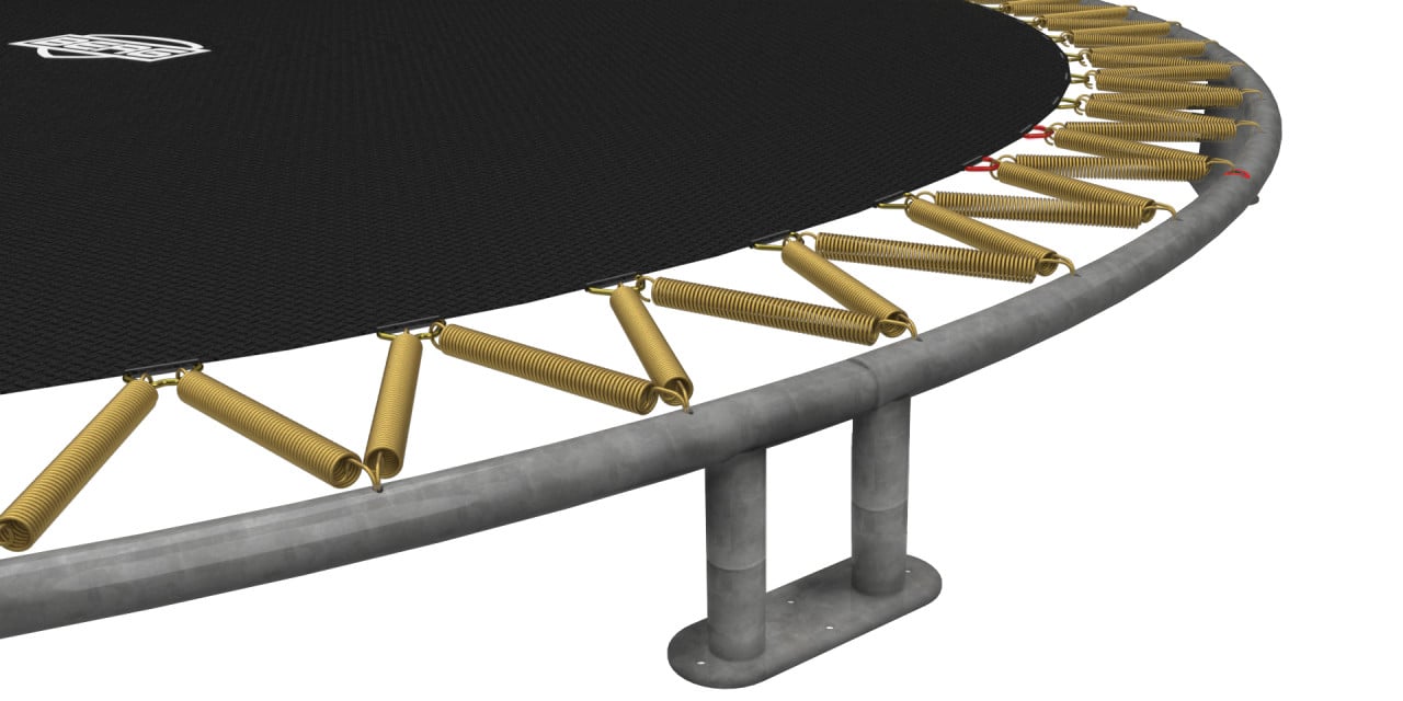 Trampolines en Playbase van Berg