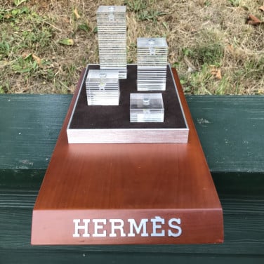 Hermes reclame winkel horloge standaard