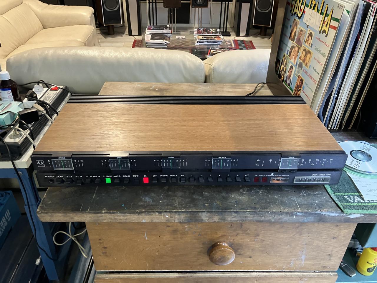 B&O Bang en Olufsen Beomaster 4000 en Beovox M70 met doos en papieren