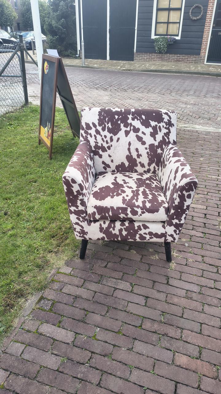 Leuke Koeprint Fauteuil