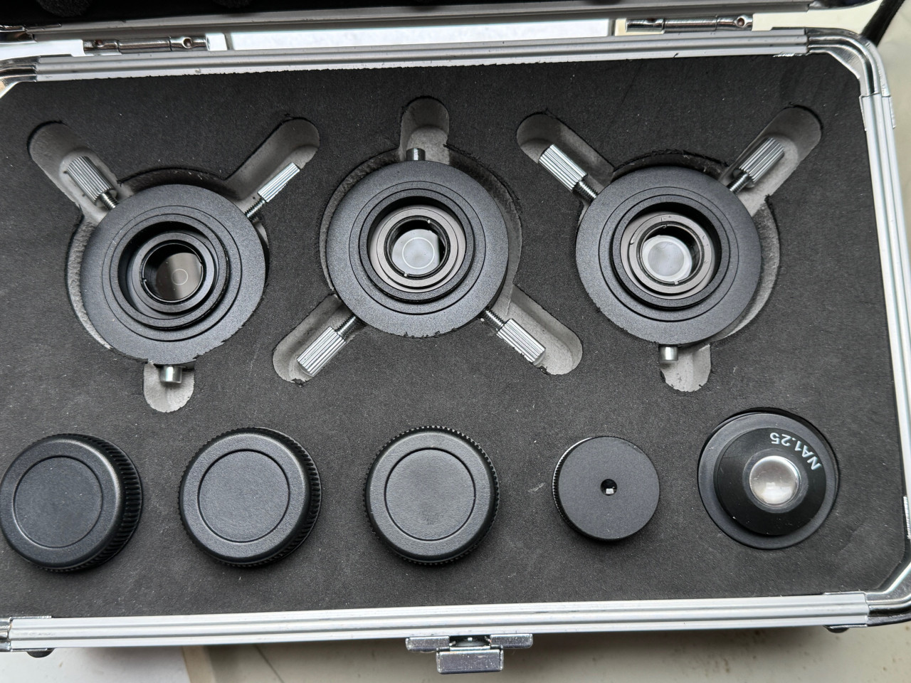 Amscope microscoop met fasecontrast set
