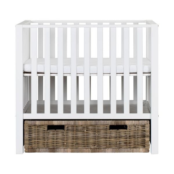 Europe baby mees box met rieten lade (groen)