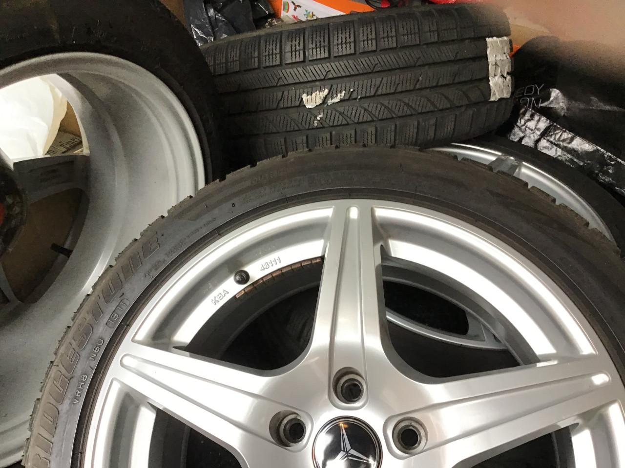 Mercedes Velgen met nieuwe Winterbanden