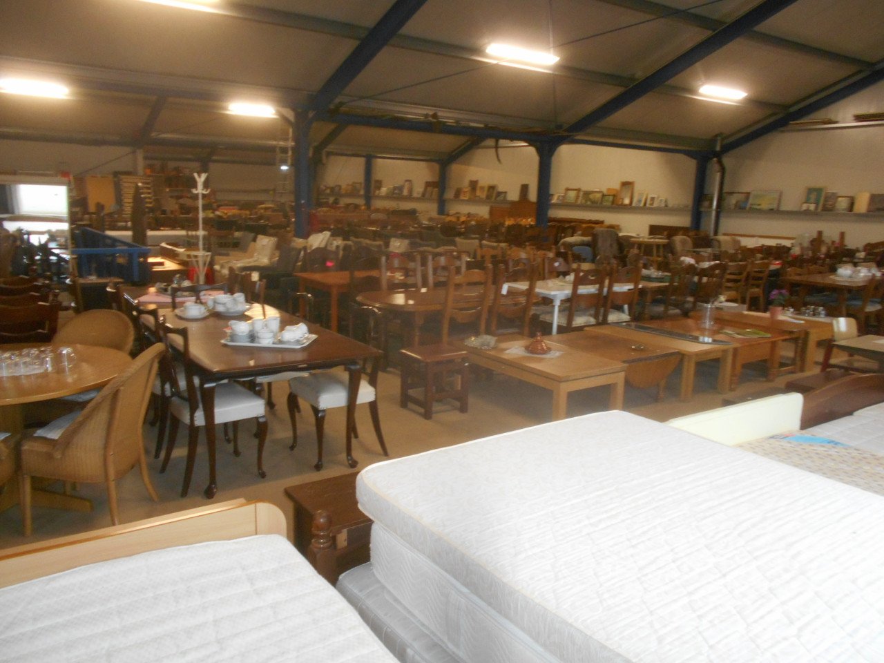 Grote loods met 1440 M² verkoopoppervlakte op in zichtlocatie in Ijzendijke
