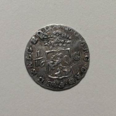 1/16 Gulden 1802, geslagen voor Nederlands-Indië