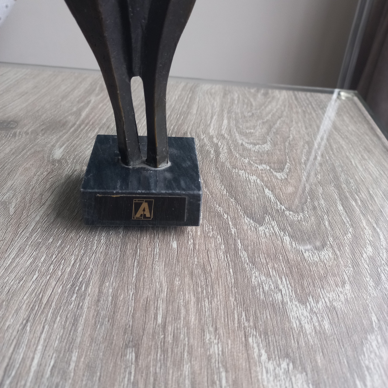 Brons legering beeldje staande figuren Ammerlaan