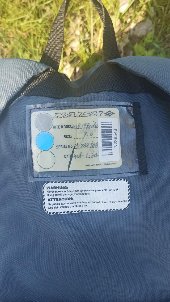 Volledige Naish kitesurf set met 2 kites