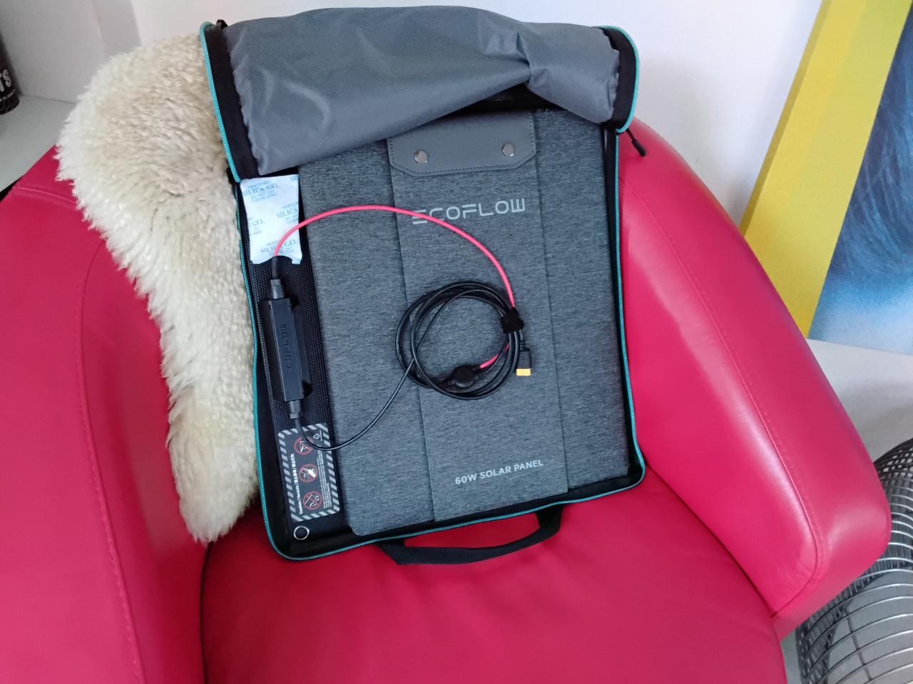 Ecoflow powerstation en zonnepaneel