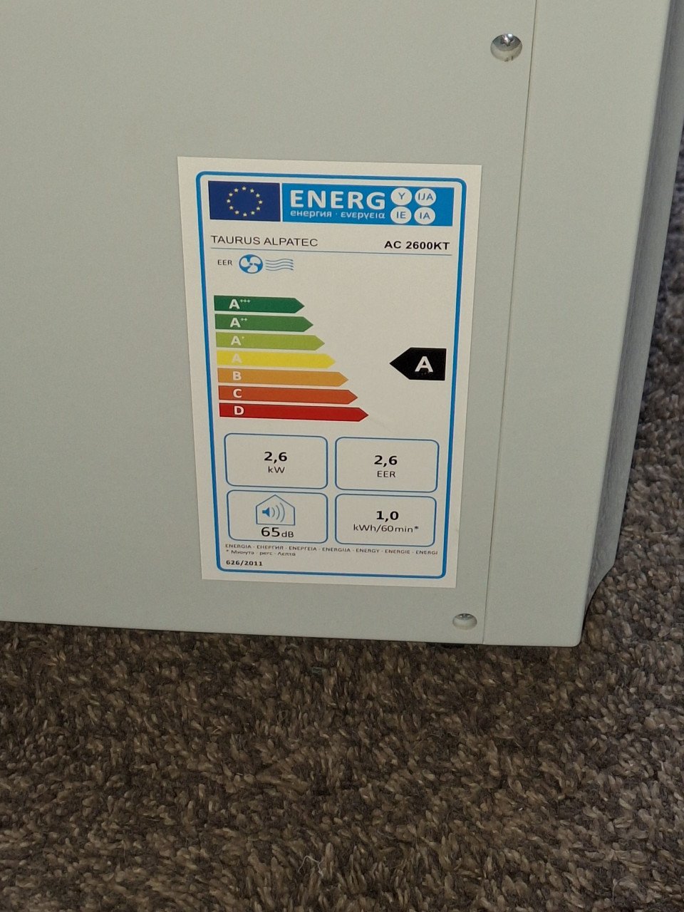 Verrijdbare airco
