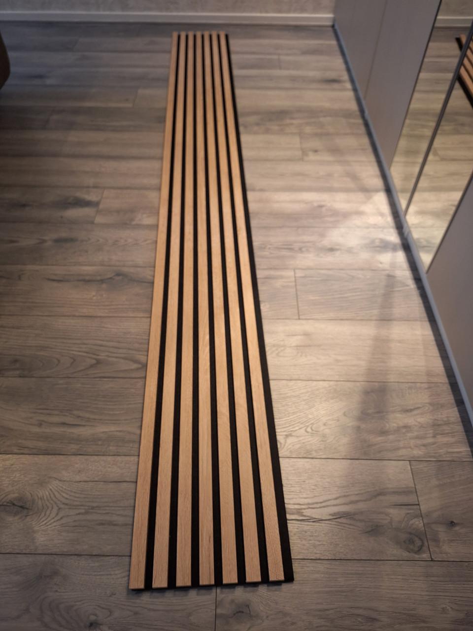 Cando lattenwand - licht eiken