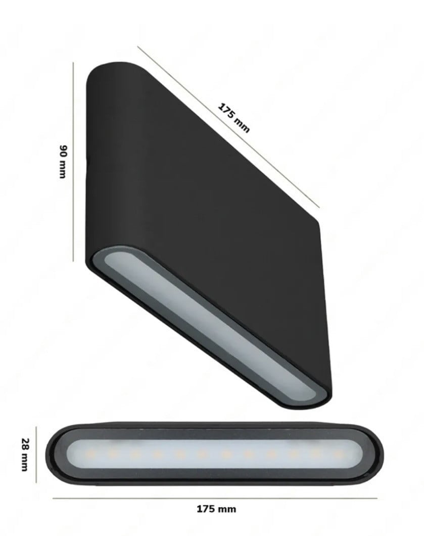 Wandlampen zwart dimbaar