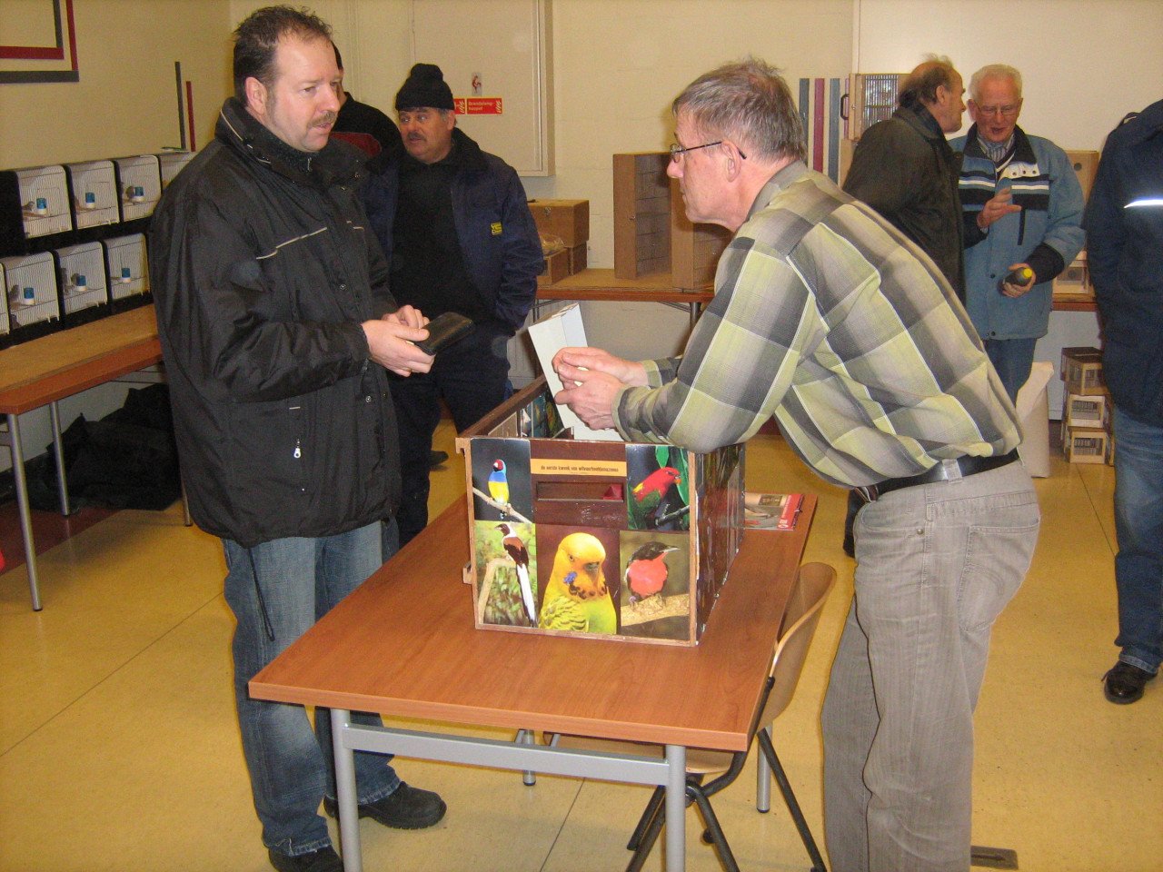 Zaterdagmorgen 13 september vogelbeurs de Vogelvrienden Goes
