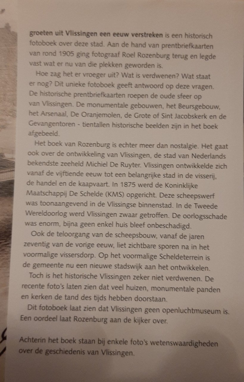 Groeten uit Vlissingen, door Roel Rozenburg