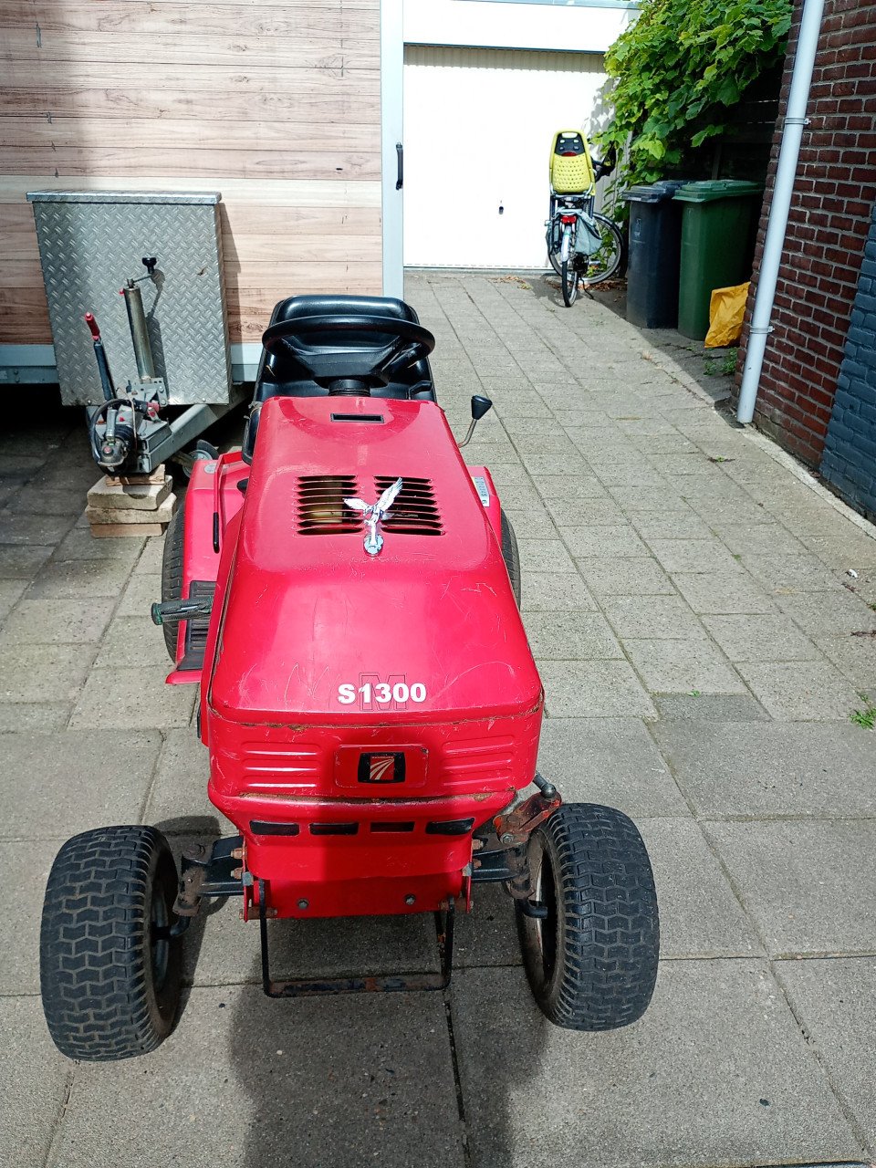 Zitmaaier zonder maaidek