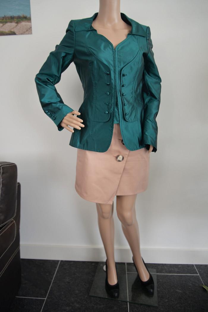 Rena Lange: Nieuwe blazer smaragdgroen maat 38