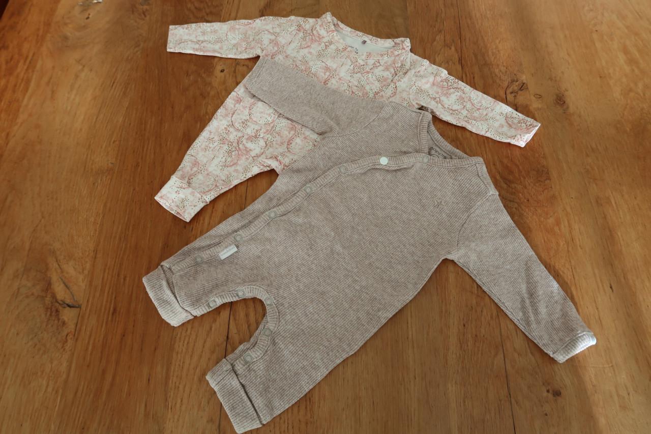 Baby box pakjes in maatje 56, zo goed als nieuw, voor €2,00 per stuk