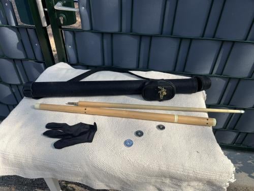 Biljartkeu Homas met Laperti koker