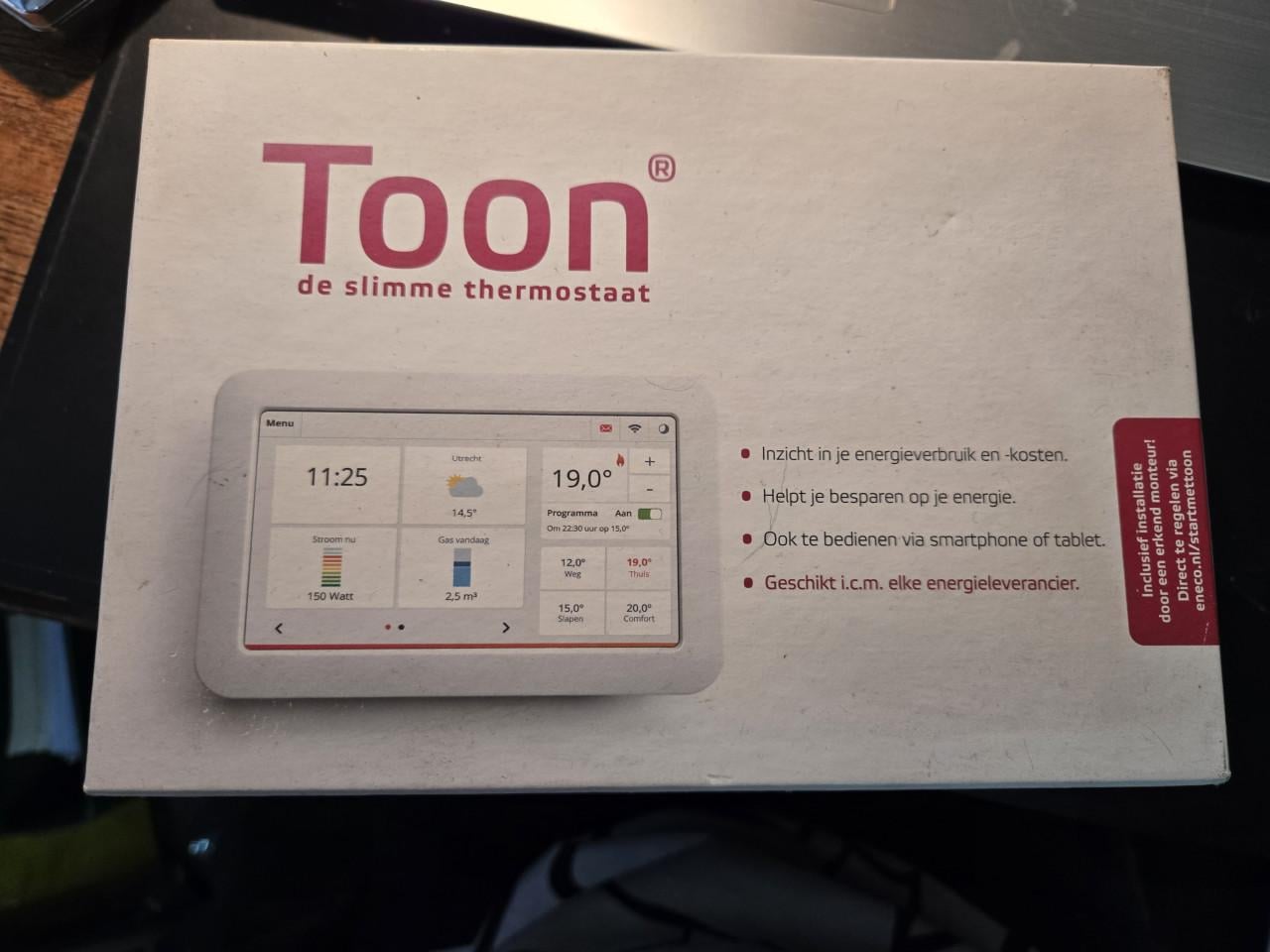 Toon slimme thermostaat, Energiebesparend