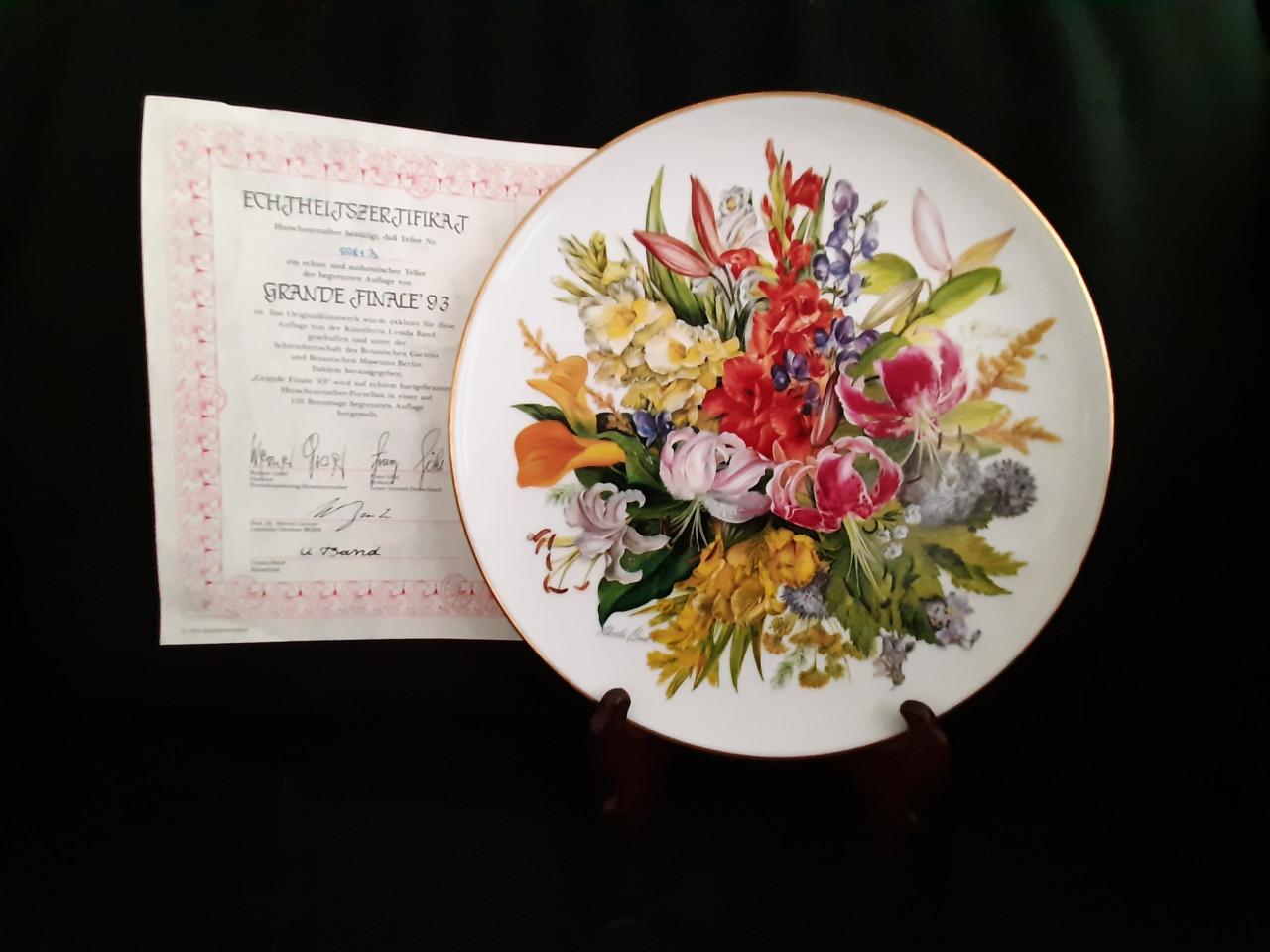 Hutschenreuther borden Grande Finale 1989 t/m 1999