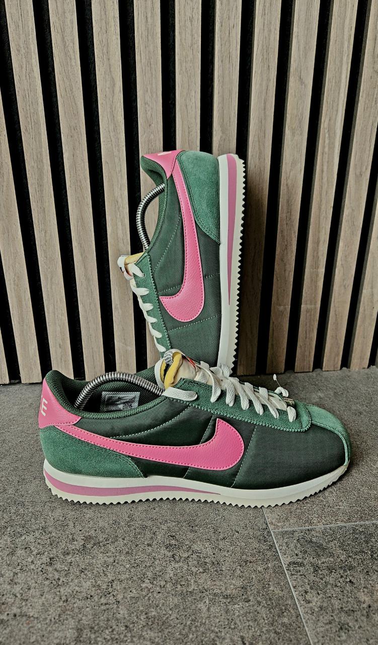 Nike Cortez Sneakers Groen/Roze - Maat 43