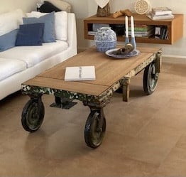 Industriële salontafel