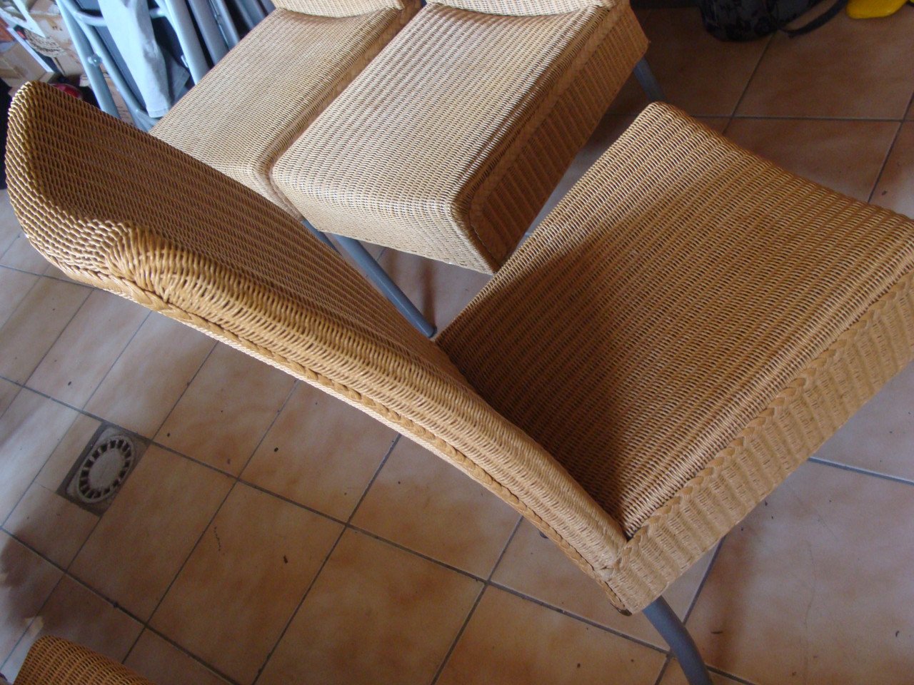 Eetkamerstoelen 6x Loom