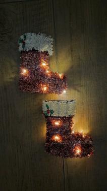 ❄️ Kerst Laarsjes met verlichting.