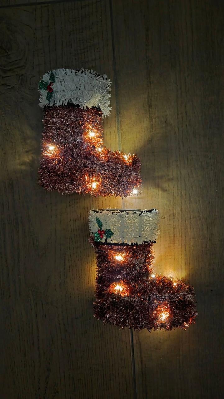 ❄️ Kerst Laarsjes met verlichting.