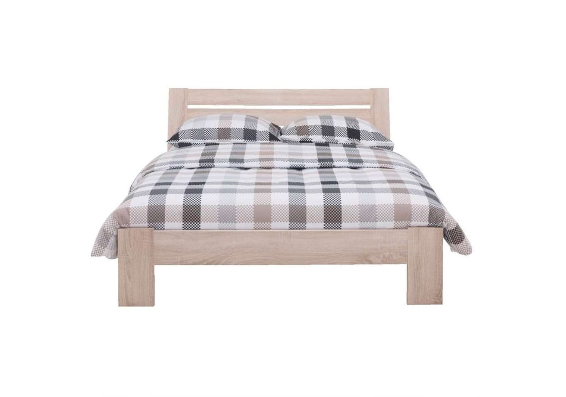 Bed 120 of 140 x 200 cm met bodem en comfort matras