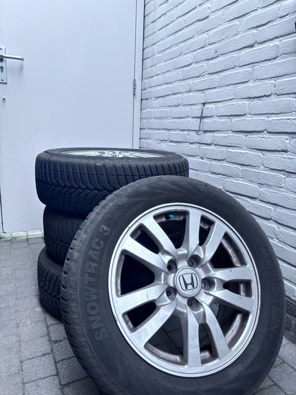 Honda velgen+band 4st. 16 inch
