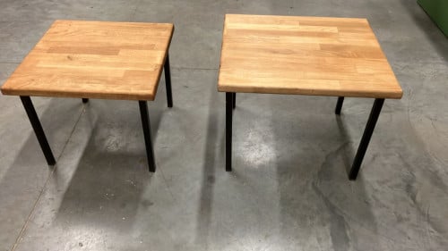 Set van 2 bijzettafeltjes