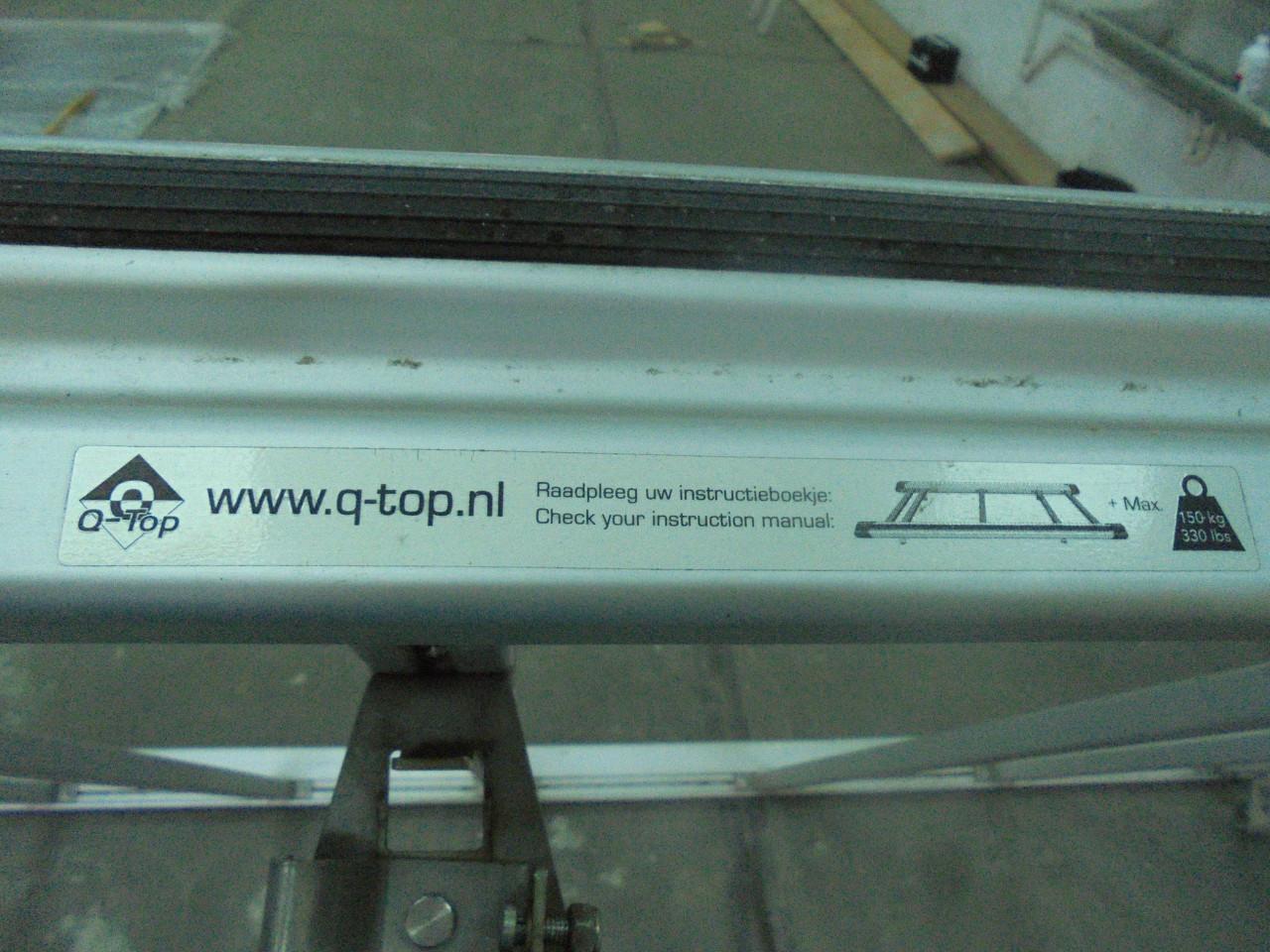 Te koop driestuks aluminium Imperial voor op een Mercedes Vito