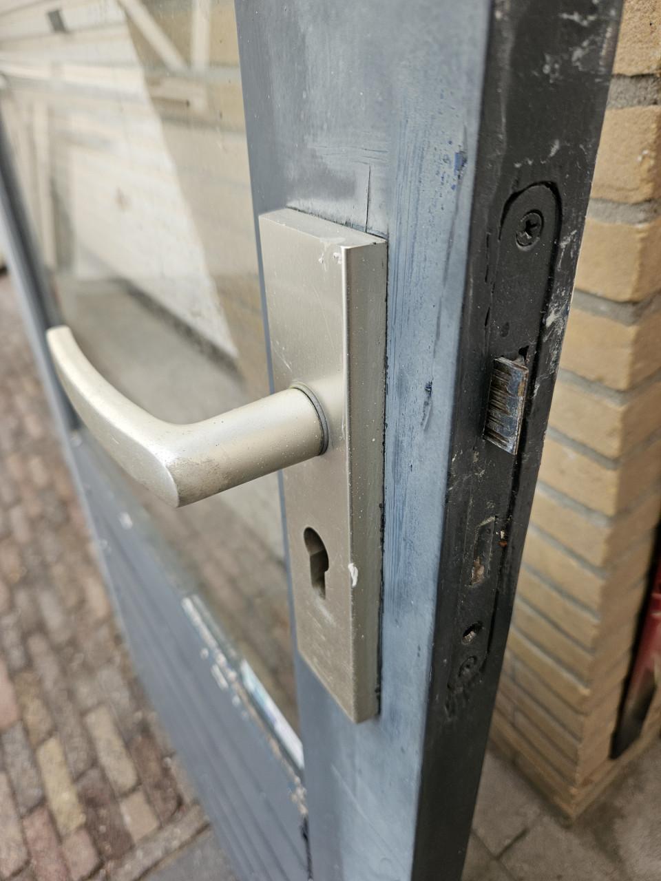 Hardhouten buitendeur 204 x 82,5 x 4