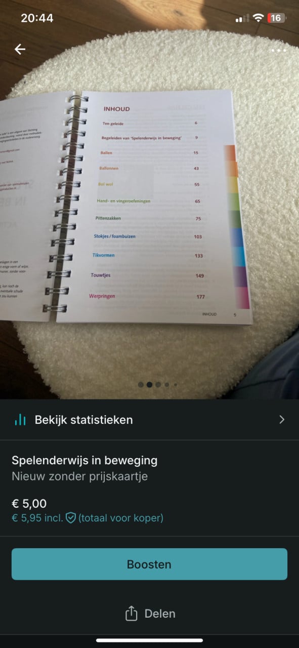 Boek Beweging NIEUW