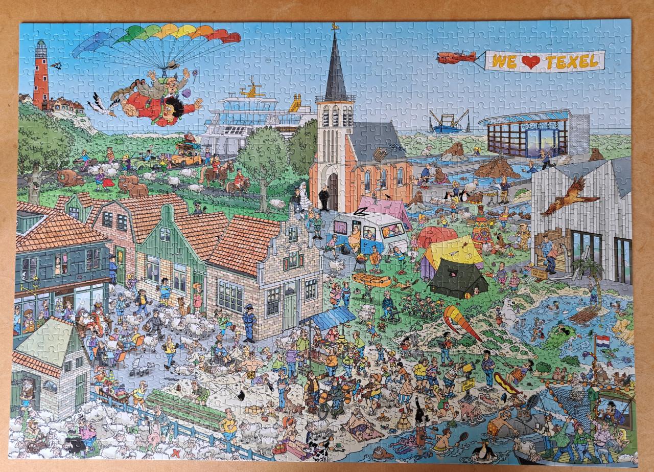 JAN VAN HAASTEREN - RONDJE TEXEL - 1000 stukjes