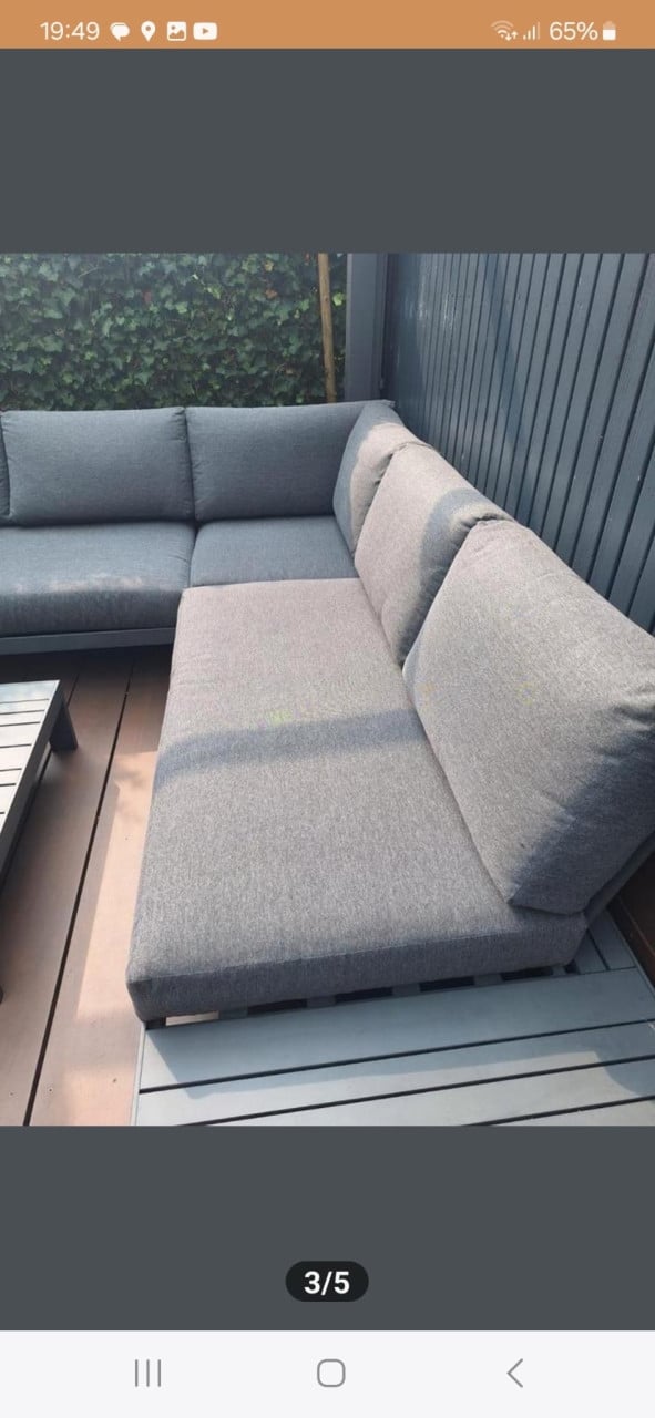 Aluminium loungeset.