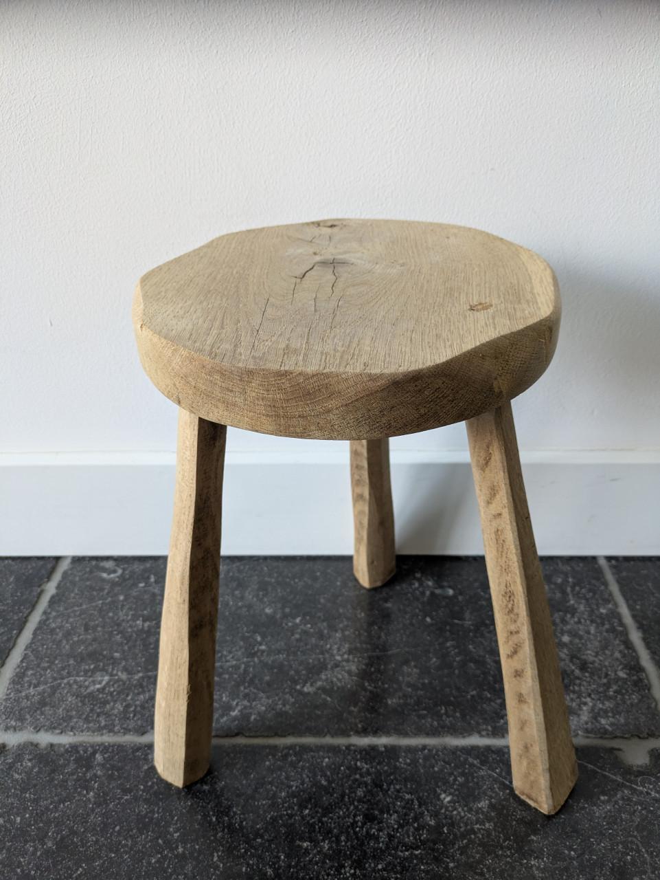 Landelijke houten kruk