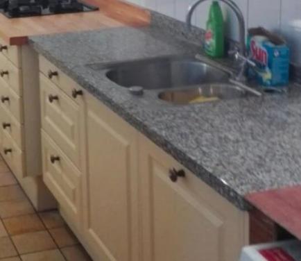 Graniet aanrechtblad met spoelbak