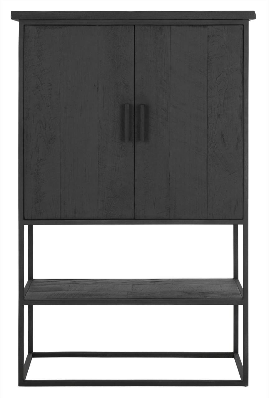 Bergkast Beam, zwart teak