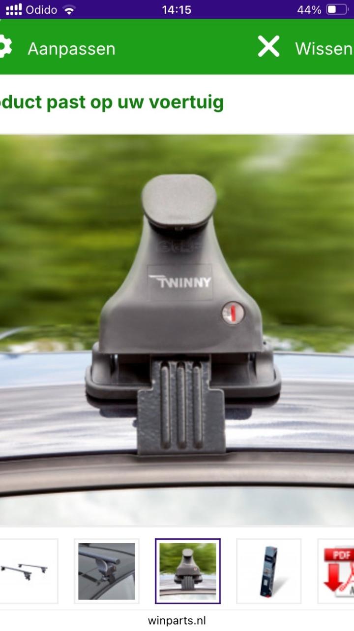 Dakdragers fiat punto 2016