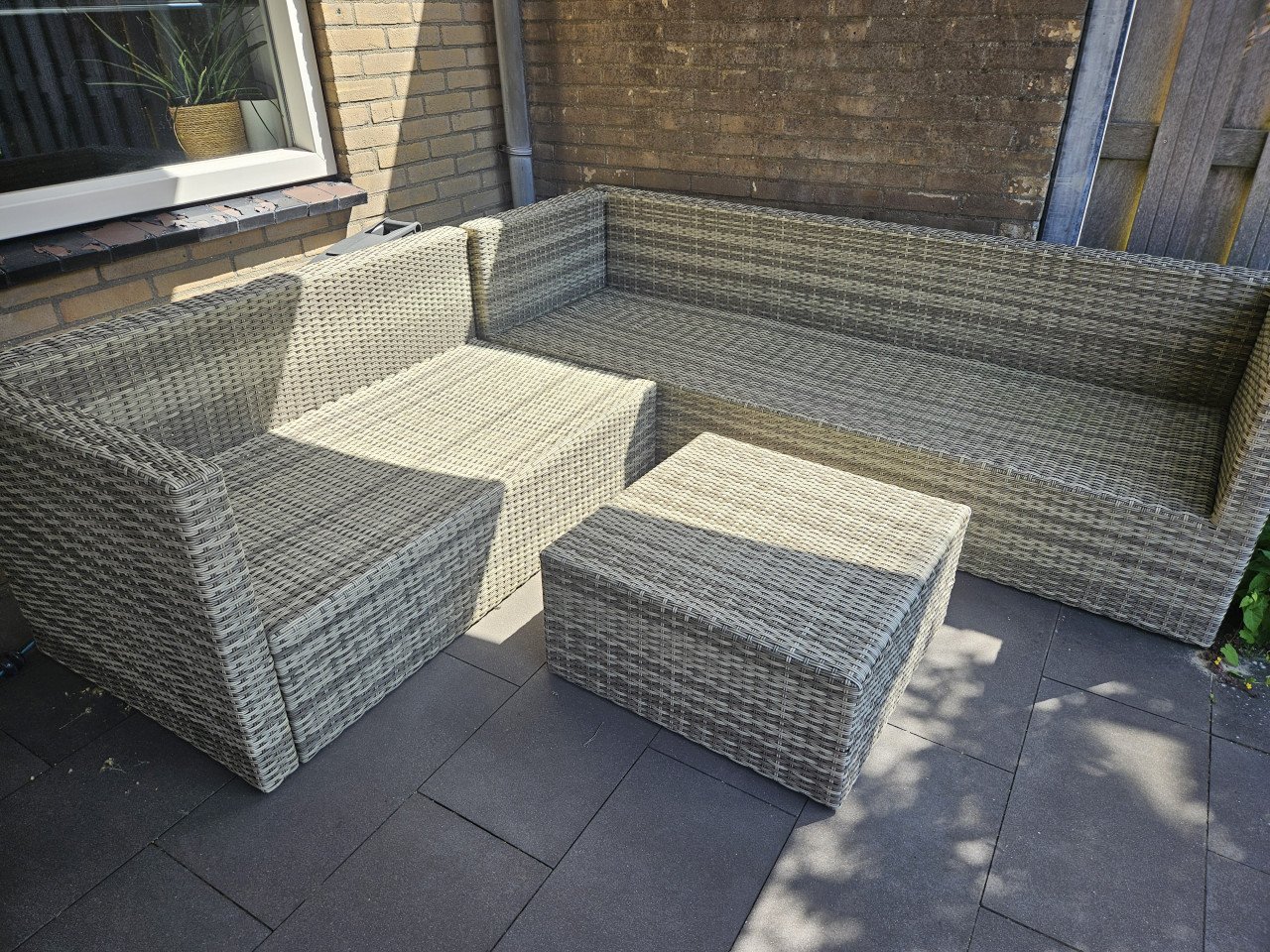 Loungeset zonder kussens