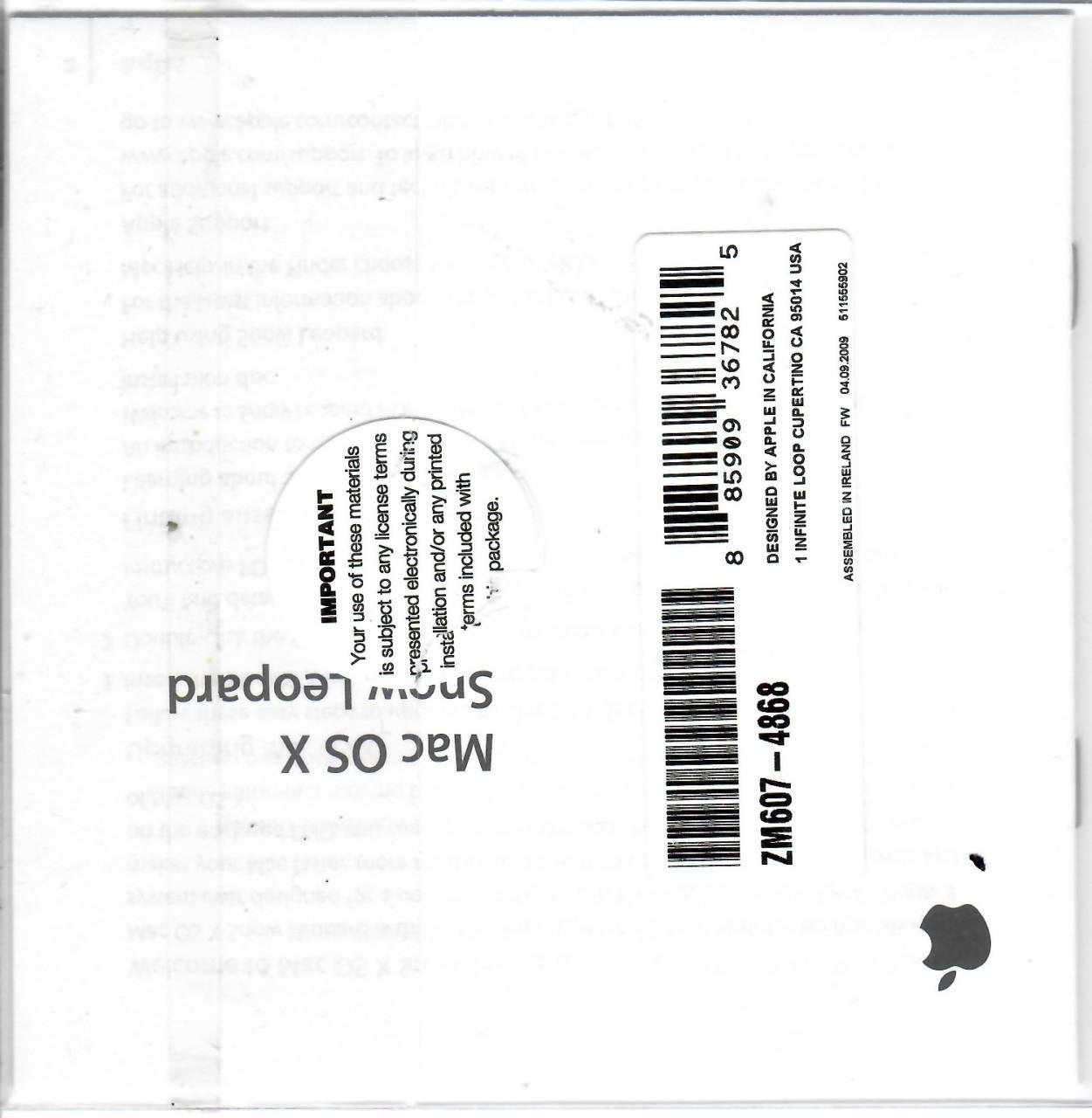 Originele apple dvdroms software