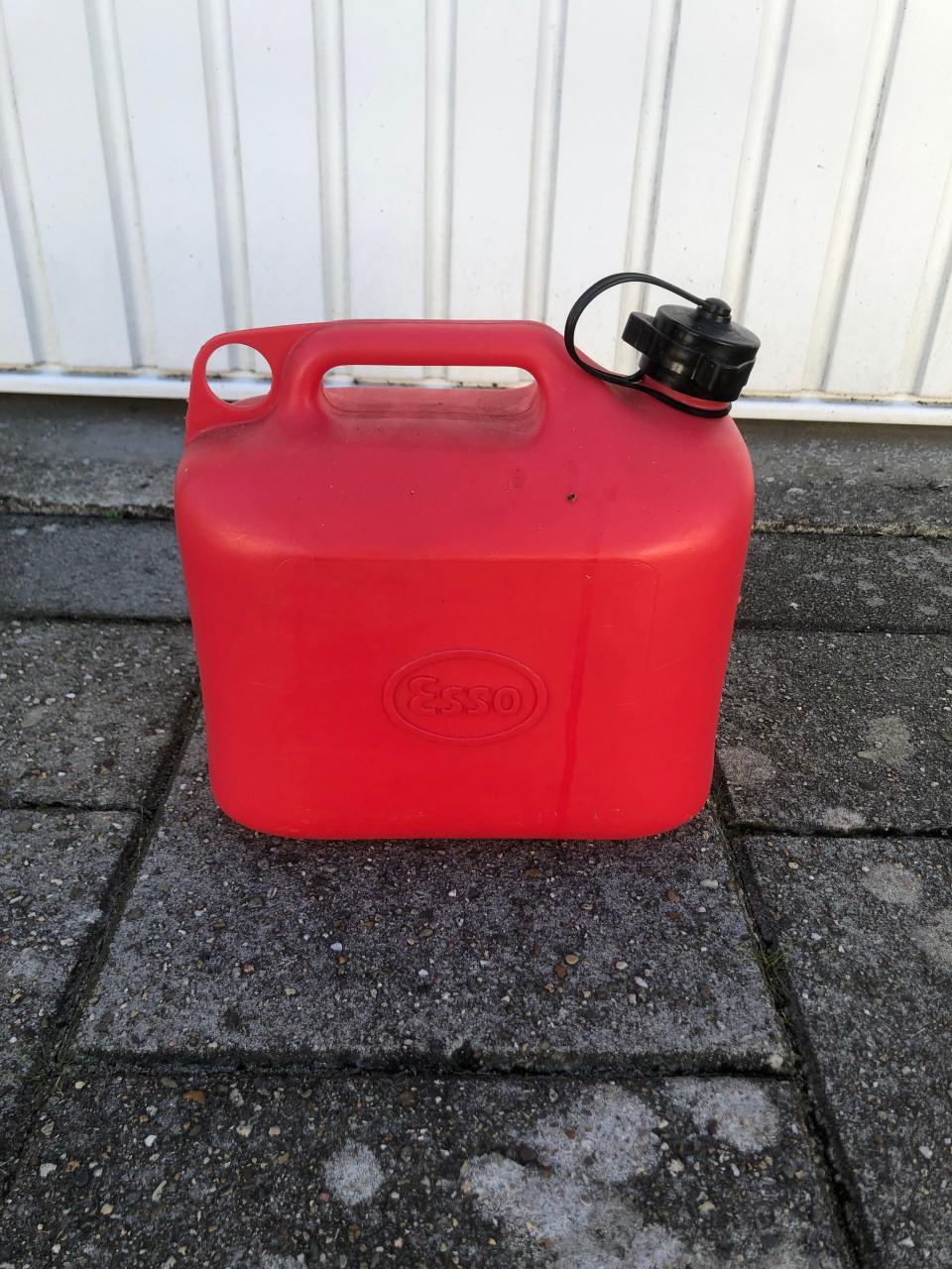 Rode Esso Jerrycan 5 Liter - Benzine/Diesel