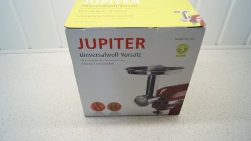 Jupiter voorzet vleesmolen voor kitchenaid keukenmachine.